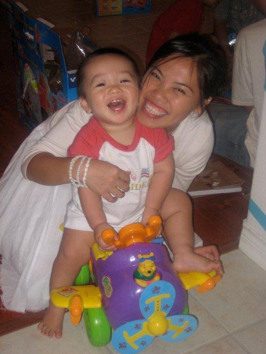 Diana and Eitan sharing a happy moment